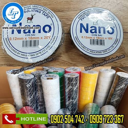 Băng keo điện nano 10Y, 20Y Băng keo điện nano 10Y, 20Y