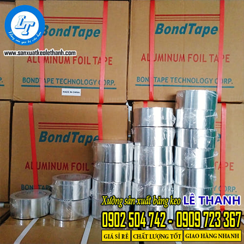 Băng keo nhôm 25m, 30m tại Lê Thanh