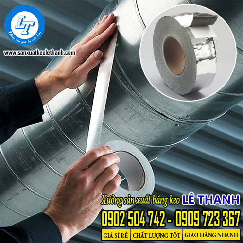 băng keo nhôm dán ống gió lạnh