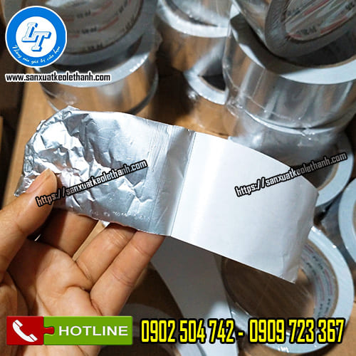 Băng keo nhôm được cấu tạo từ các lá nhôm mỏng