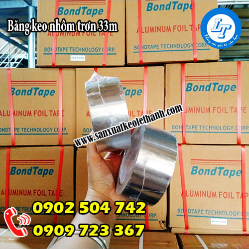 Băng keo nhôm bề mặt trơn láng