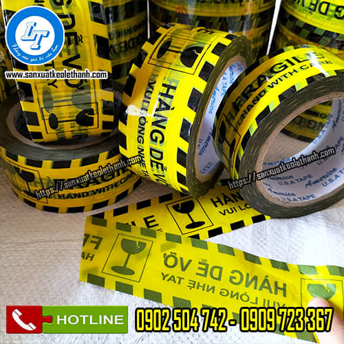 Băng keo niêm phong hàng dễ vỡ chất lượng