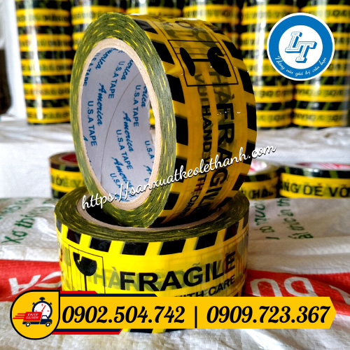 Băng keo niêm phong hàng dễ vỡ Băng keo niêm phong hàng dễ vỡ