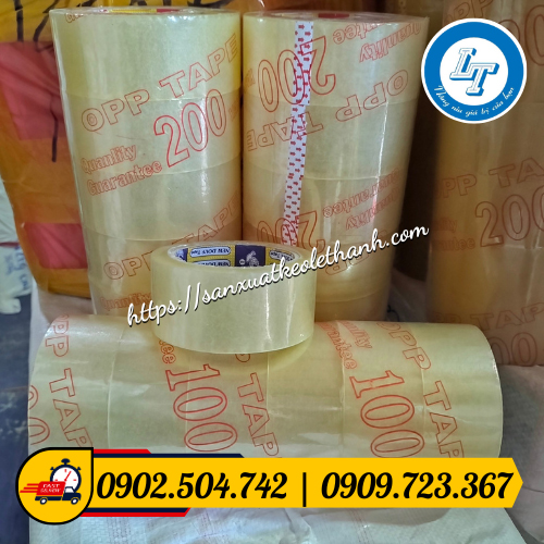 Băng keo trong dán thùng opp Băng keo trong dán thùng opp