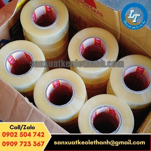 Băng keo trong 4f8, cây 3,5kg hàng khách đặt Băng keo trong 4f8, cây 3,5kg hàng khách đặt