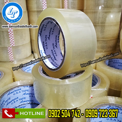 Băng keo trong cuộn 4f8 dài 200y