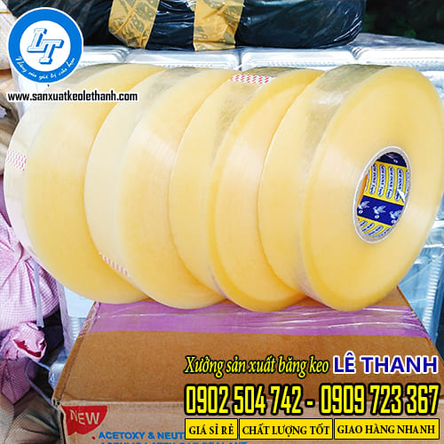 Băng keo trong chất lượng, lõi giấy mỏng