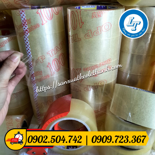 Băng keo trong đóng thùng carton Băng keo trong đóng thùng carton