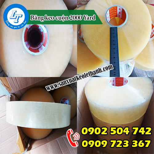 Băng keo trong cuộn 2000 yard