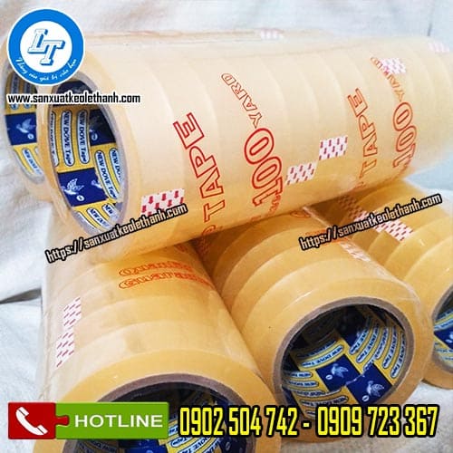Băng keo trong đóng hàng hóa tết