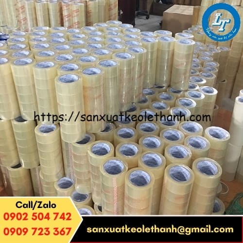 Băng keo trong opp tại nơi sản xuất băng keo giá sỉ Lê Thanh Băng keo trong opp tại nơi sản xuất băng keo