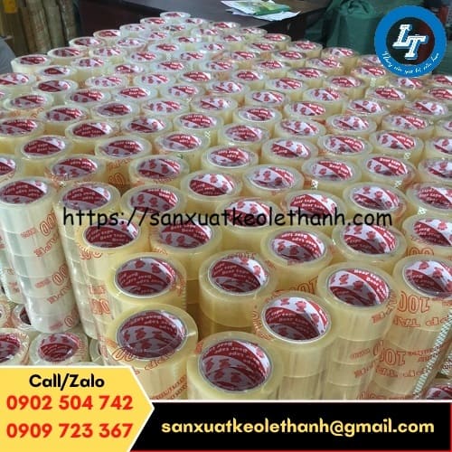 Băng keo trong opp tại xưởng sản xuất băng keo Băng keo trong opp tại xưởng sản xuất băng keo