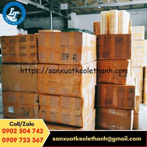 Băng keo trong OPP đóng thùng xuất khẩu ra nước ngoài Ngoài phân phối trong nước, Lê Thanh còn phân phối băng keo trong ra nước ngoài