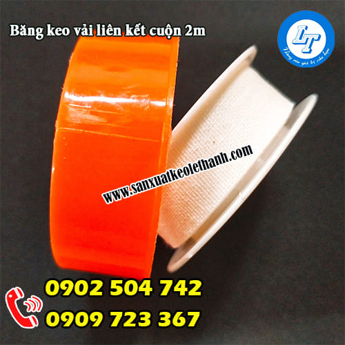 Băng keo vải liên kết cuộn nhỏ 2m