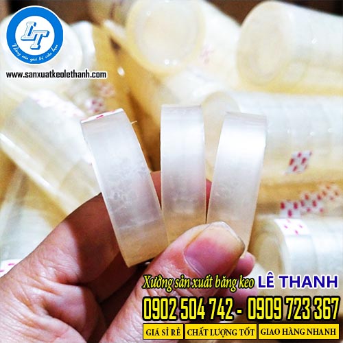 Băng keo văn phòng phẩm cuộn 1f2 1f8