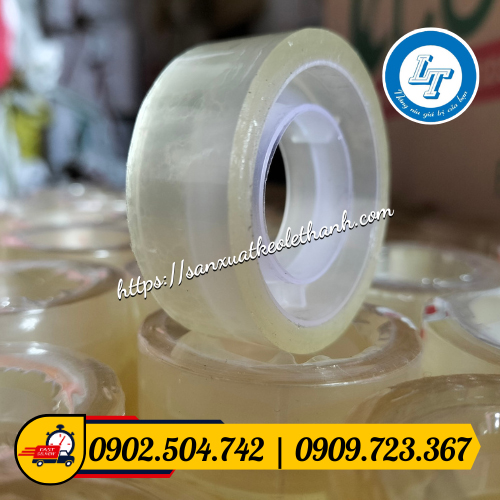Băng keo văn phòng phẩm tử màng opp và lõi nhựa chất lượng Băng keo văn phòng phẩm tử màng opp và lõi nhựa chất lượng