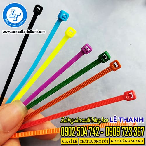 Bảng màu dây rút nhựa