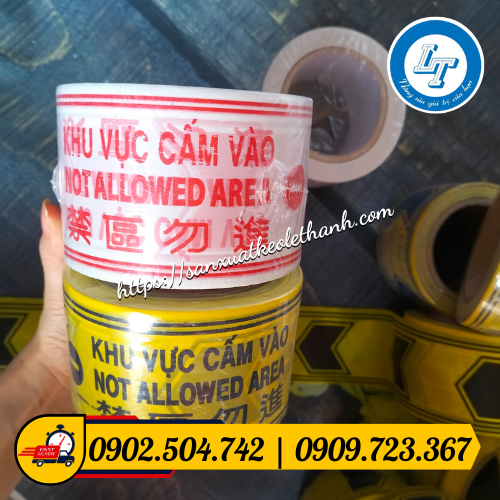 Băng rào công trình cảnh báo khu vực cấm vào Băng rào công trình cảnh báo khu vực cấm vào