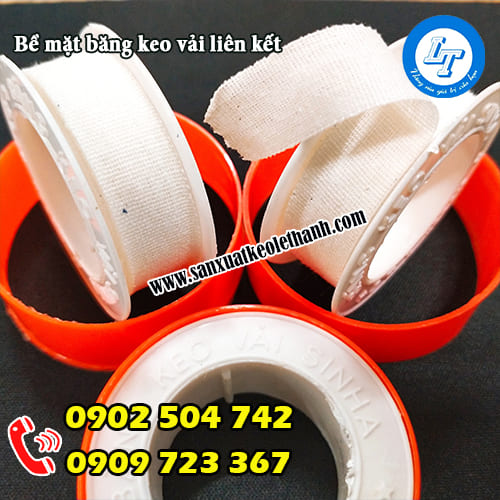Bề mặt sợi vải băng keo vải liên kết