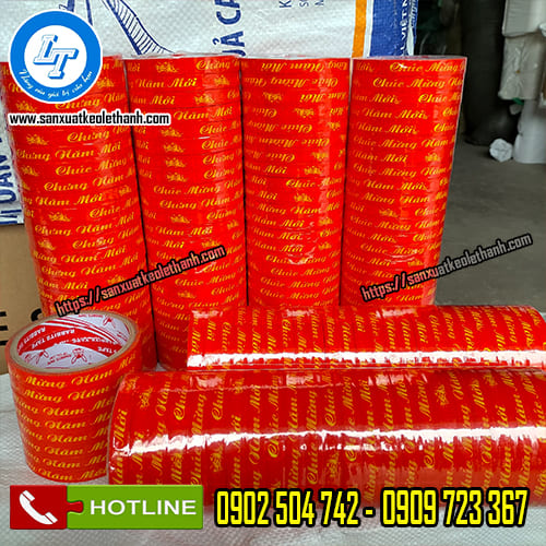 Bỏ sỉ băng keo chúc mừng năm mới giá sỉ rẻ