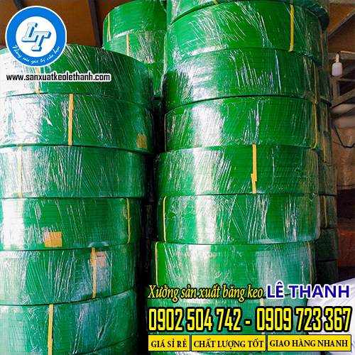 Dây đai nhựa pet xanh
