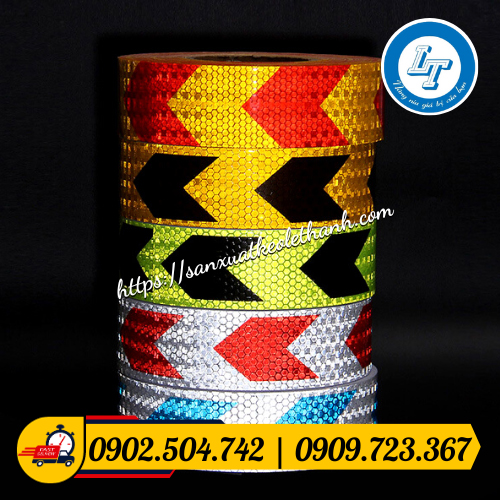 Cuộn băng keo dán nền phản quang Cuộn băng keo dán nền phản quang