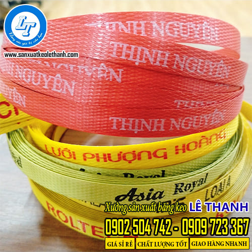 Các loại dây đai in logo