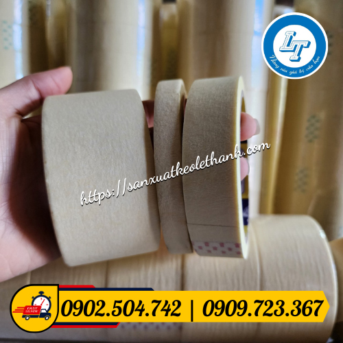 Quy cách thông dụng của băng keo giấy Quy cách thông dụng của băng keo giấy