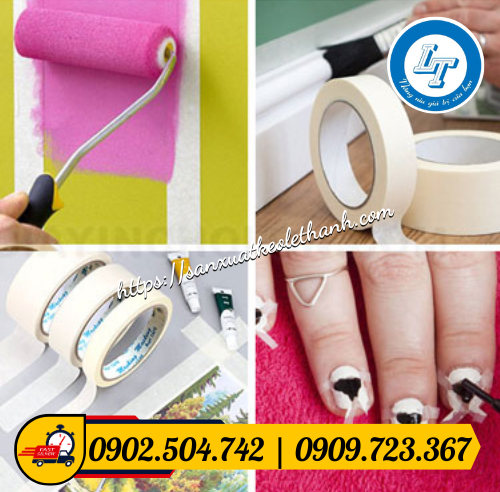 Tùy theo kích thước mà có cách sử dụng băng keo giấy khác nhau Tùy theo kích thước mà có cách sử dụng băng keo giấy khác nhau