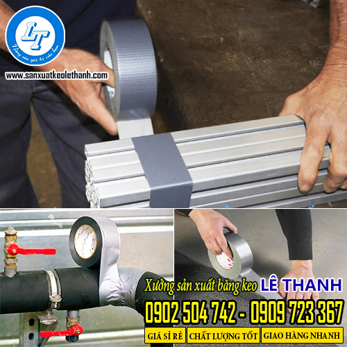 Các ứng dụng của băng keo vải xám