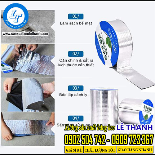 Cách sử dụng băng keo chống dột