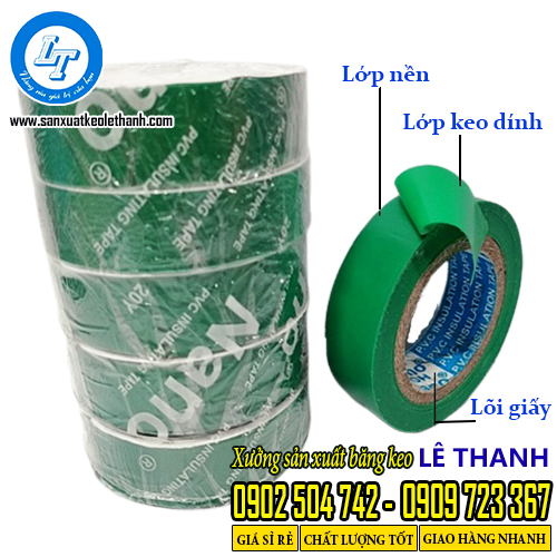 Cấu tạo băng keo Nano - băng keo điện dân dụng