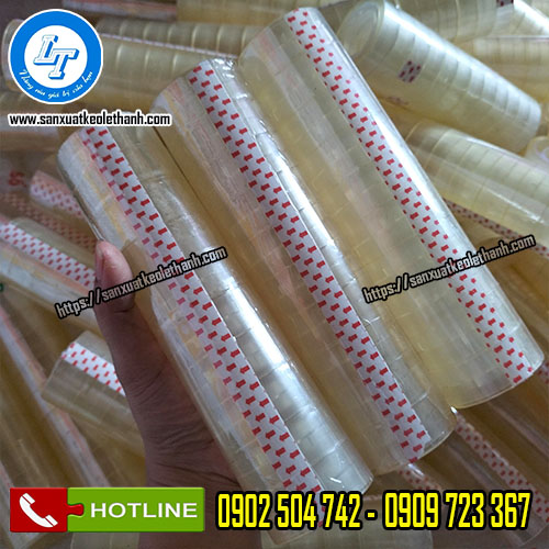 Băng keo văn phòng phẩm cây 10 cuộn Băng keo văn phòng phẩm cây 10 cuộn