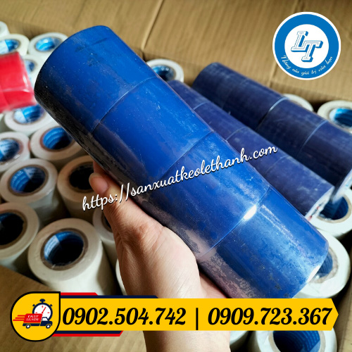 Băng keo pvc màu xanh Băng keo pvc màu xanh