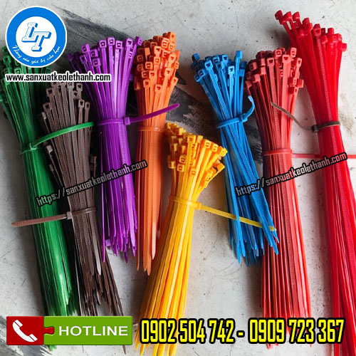 Lê Thanh chuyên sỉ dây rút nhựa màu