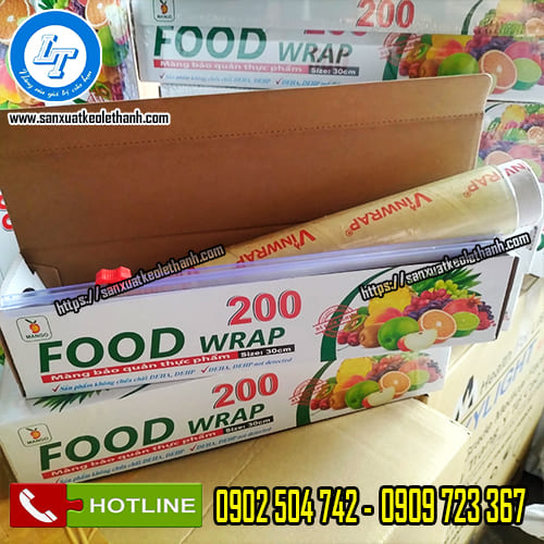 Có dao cắt trong mội hộp màng bọc