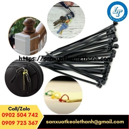 Công dụng của dây rút nhựa trắng đen Công dụng của dây rút nhựa trắng đen