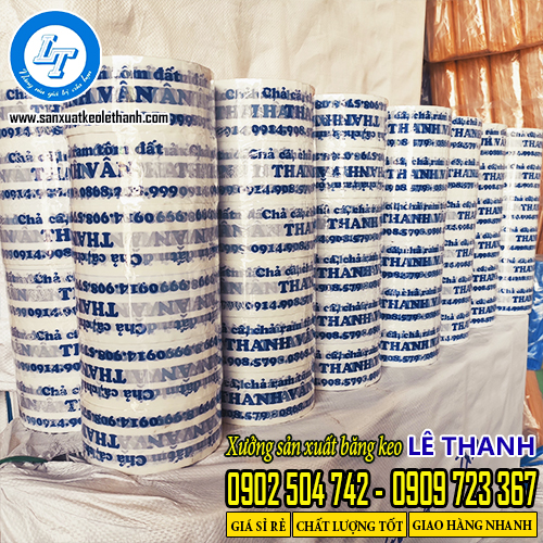 Lê Thanh - công ty sản xuất băng keo in logo