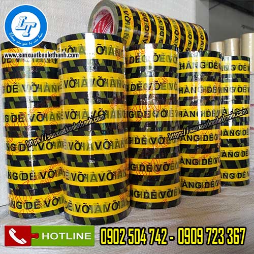 Lê Thanh sản xuất băng keo niêm phong giá sỉ rẻ