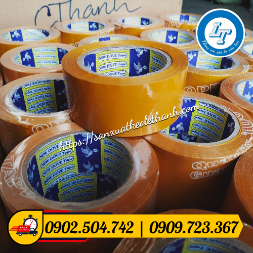 Băng keo màu vàng đục chất lượng Băng keo màu vàng đục chất lượng
