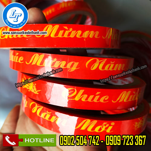 Băng keo chúc mừng năm mới giá sỉ rẻ