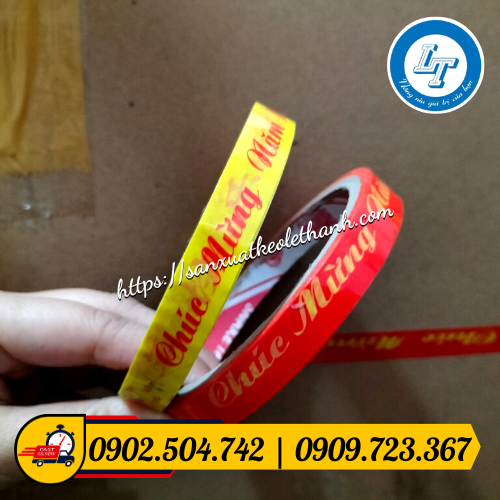 Cuộn băng keo chúc mừng năm mới giá rẻ Cuộn băng keo chúc mừng năm mới giá rẻ