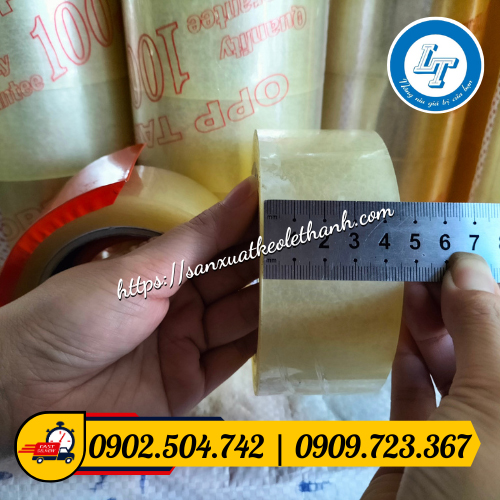 Băng keo trong đóng thùng cuộn 4f8 Băng keo trong đóng thùng cuộn 4f8