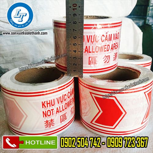 Cuộn băng rào 8cm