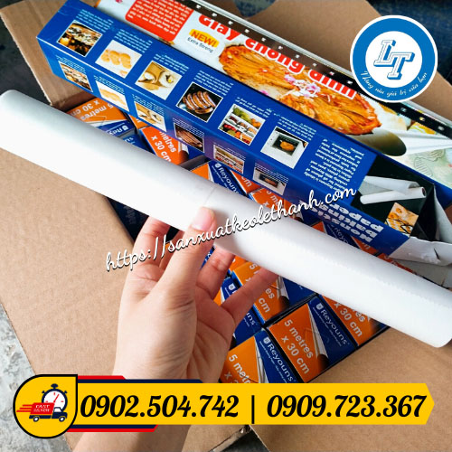 Giấy nướng bánh 5m Giấy nướng bánh 5m