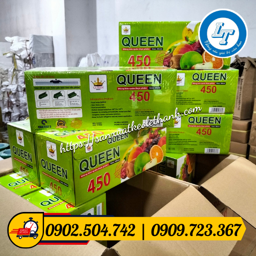 màng bọc thực phẩm Queen 450 màng bọc thực phẩm Queen 450