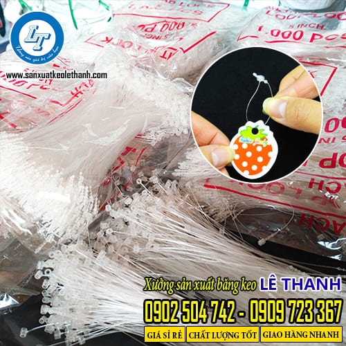 Dây treo nhãn mác quần áo bằng nhựa