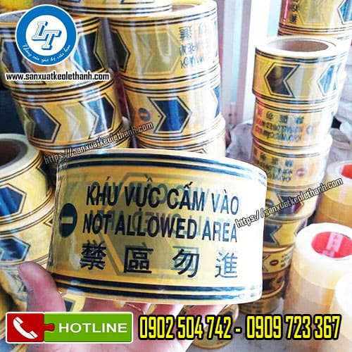 Cuộn băng rào màu vàng đen