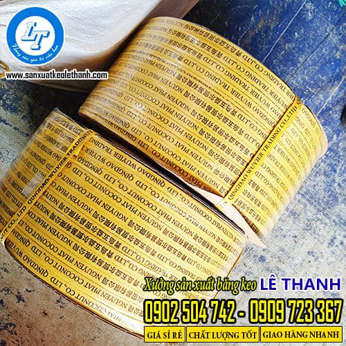 Dây đai nẹp thùng in logo giá rẻ