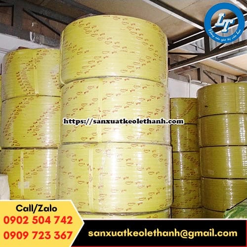 Dây đai thành phẩm có in logo Dây đai thành phẩm có in logo